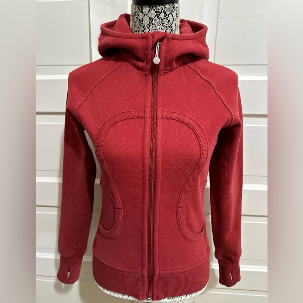 Lululemon Scuba Hoodie II Jacket Sweater Red